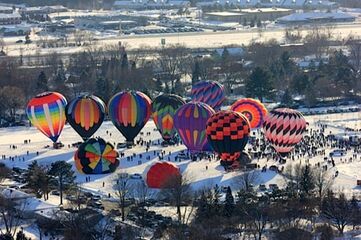 Фестиваль воздушных шаров под Киевом
