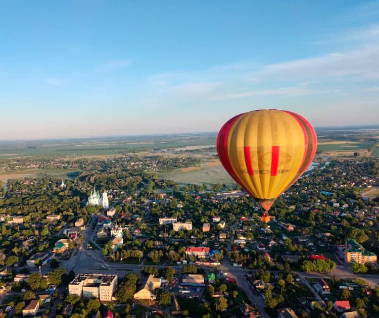 Hot air balloon flight Chernihiv